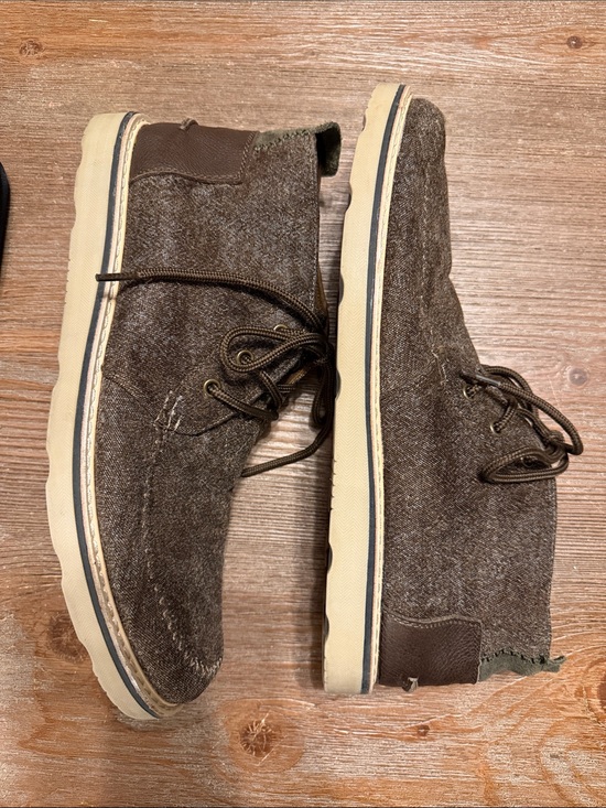 Toms Other - Toms Men's Brown Textile Chukka Boots with Cream Sole 11